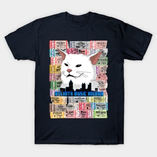 Atlanta Ticket Stub Cat T-Shirt